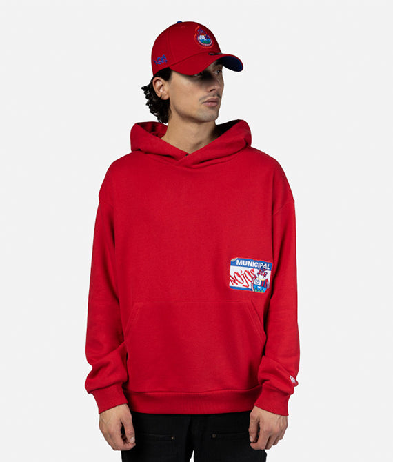 Hoodie NEW ERA rojo